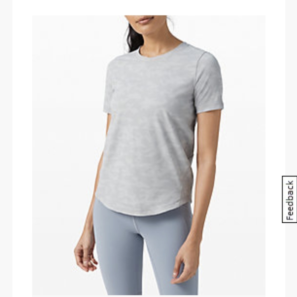 Lululemon Long Distance Grey Top ⚡ Size 6